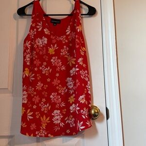 Fortune + Ivy Floral Red Blouse